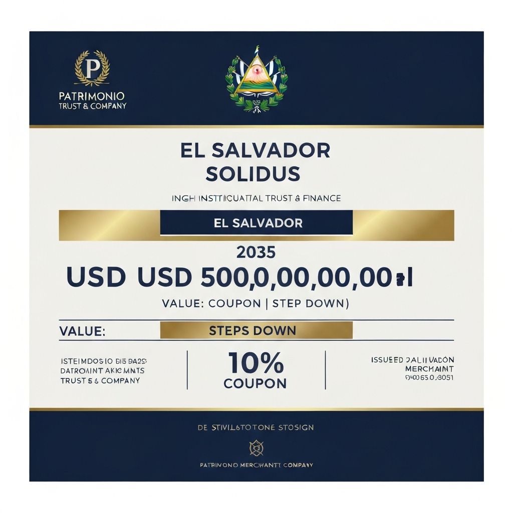 El Salvador Solidus Bond Tombstone